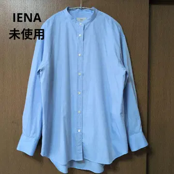 미사용 IENA 긴팔 셔츠 블루 계열 이에나 NOBLE 베이크루즈