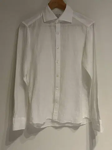 Brilla 화이트 린넨 긴팔 셔츠 XS