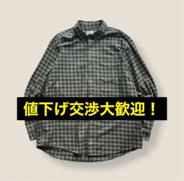 L.L.Bean 엘엘빈 플란넬 셔츠 코튼 체크 구제 의류