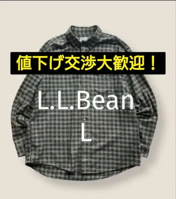 L.L.Bean 엘엘빈 플란넬 셔츠 코튼 체크 구제 의류