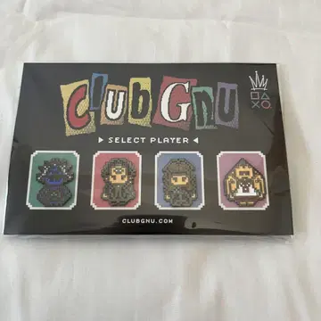Club GNU 픽셀 아트 핀 배지