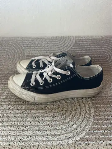 ALL STAR 블랙 로우컷 스니커즈 23cm