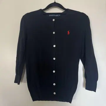 Ralph Lauren 블랙 가디건 M