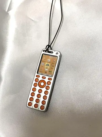 au 미니어처 핸드폰 스트랩 키링
