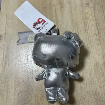 아베일 50주년 키티 마스코트 참 실버
