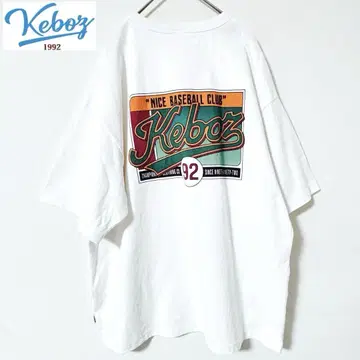 KEBOZ 케보즈 KMS S/S TEE 반팔 티셔츠 양면 프린트 M