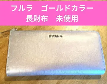 FURLA 골드 컬러 장지갑 미사용