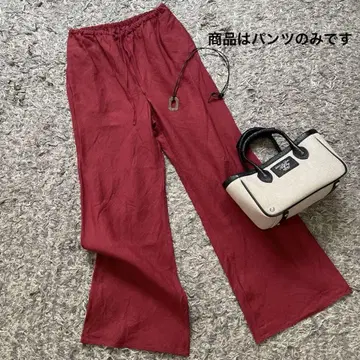 플라주 린넨 와이드 팬츠 36