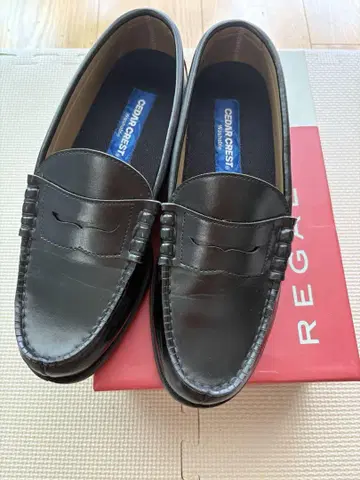 CEDAR CREST 블랙 로퍼 25.5cm 워셔블