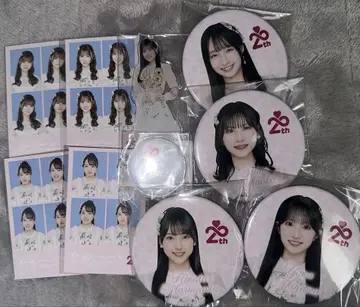 AKB48 아크릴 스탠드 캔뱃지 묶음 판매 스크래치