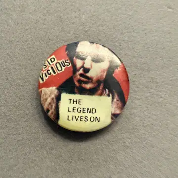 Sid Vicious 빈티지 핀 배지