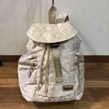 [새상품급] ANNA SUI 안나수이 올 패턴 디자인 나일론 경량 백팩