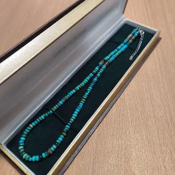 단종 상품 터콰이즈 목걸이 45cm