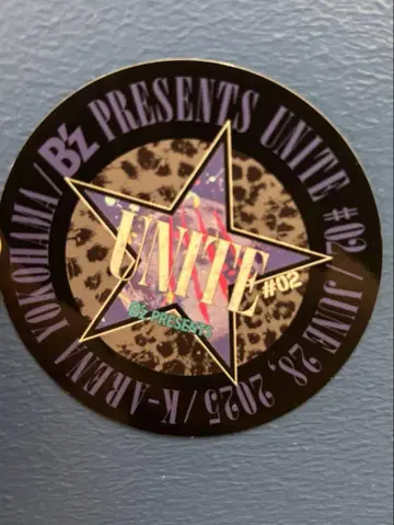 로고 스티커 UNITE2 MWAM B'z 6/28 회장 한정판