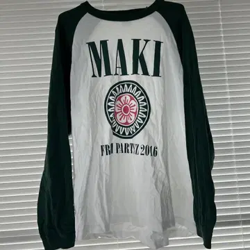 Maki 래글런 밴딩 티셔츠/L 사이즈