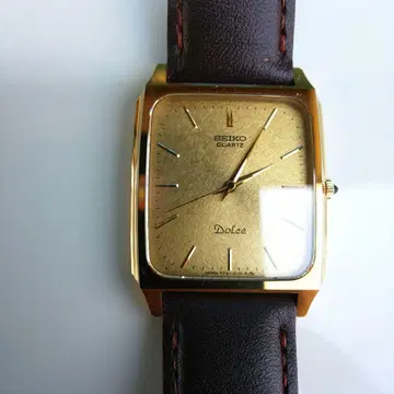 SEIKO 세이코 돌체 남성용 손목시계 완동품 타사 가죽 벨트