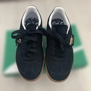 PUMA PALERMO 블랙 스니커즈