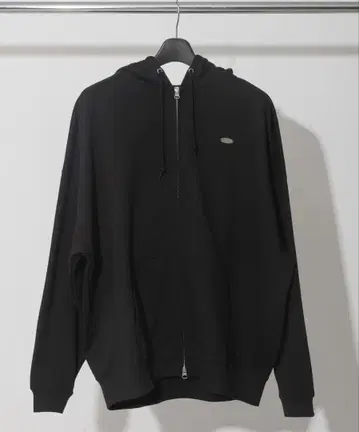 NOsWEA kuroZhoodie_logo W 지퍼 후드 부착 블랙