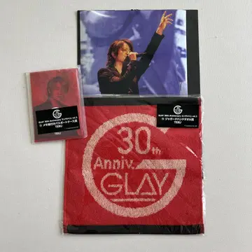 GLAY 30th Anniversary 타월 클리어 포스터 메모장 세트