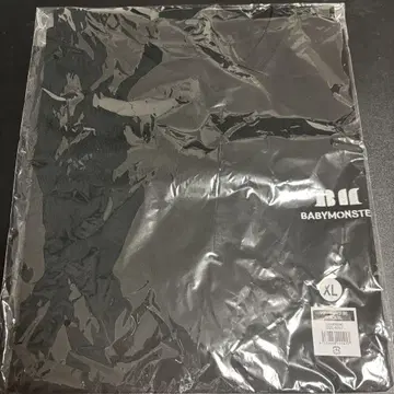 BABYMONSTER 투어 T셔츠 B XL 사이즈 블랙 미개봉 새상품