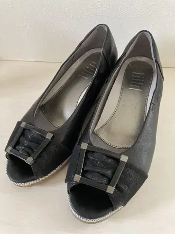 fit fit 오픈토 웨지 힐 신발 24cm