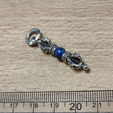 레어 샴발라 펜던트 탑 라피스 라줄리 실버 925