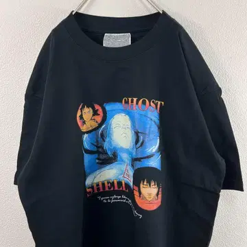 GHOST IN THE SHELL 오버사이즈 티셔츠 블랙