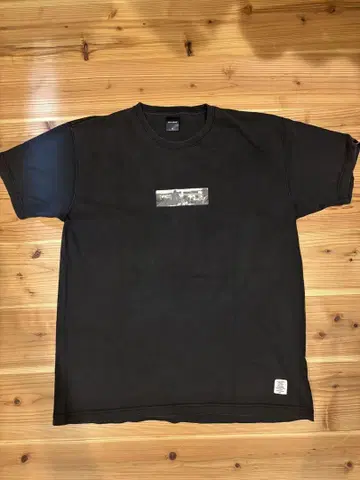 APPLEBUM 칼리토의 길 XXL 박스 로고 T 블랙 HIPHOP