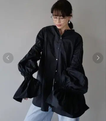 ETRETOKYO 캔디 슬리브 턱 셔츠 ZOZO 한정 컬러