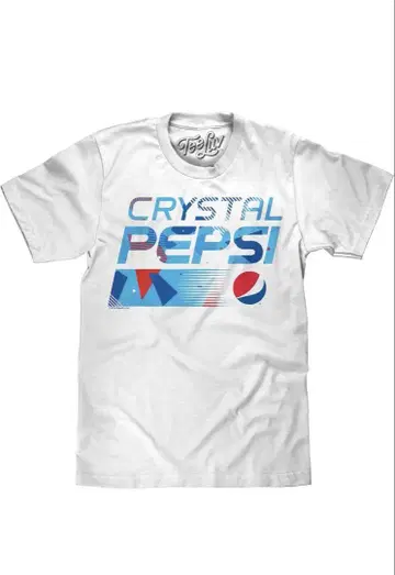CRYSTAL PEPSI 티셔츠