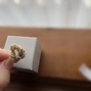 FUA Garden 귀찌 gray beige S 사이즈 한쪽