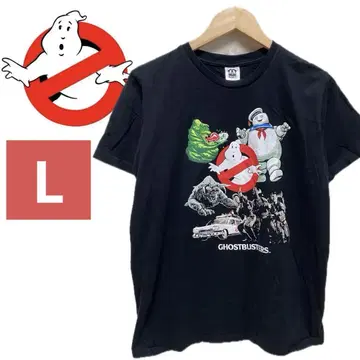 GHOSTBUSTERS 고스트 버스터즈 영화 티셔츠 블랙 L 사이즈