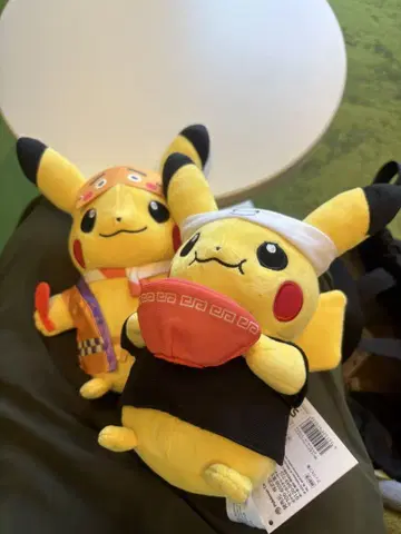 포켓몬 센터 후쿠오카 R 봉제 인형 피카츄 세트