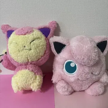 [포켓몬스터] 에네코, 푸린 봉제 인형 2개 세트