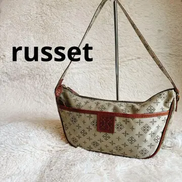 russet 러셋 백합 문장 2WAY 핸드백 나일론 소재