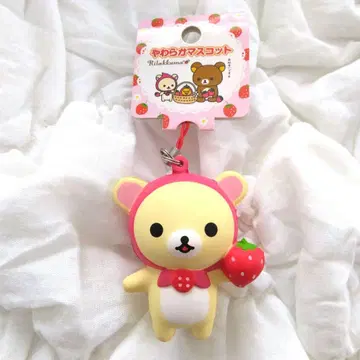 Nic 코리락쿠마 말랑 마스코트 딸기 리락쿠마 스퀴즈