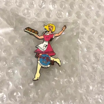 해외 하드 록 카페 시카고 웨이트리스 핀 배지 핀즈