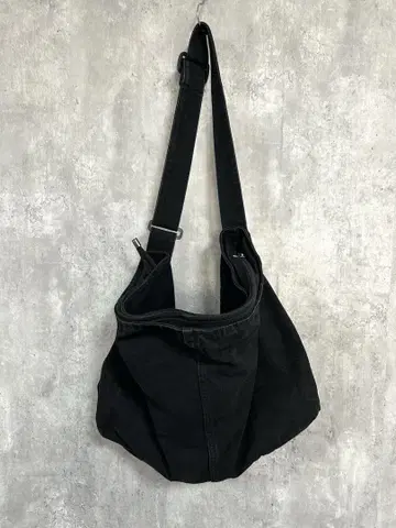 멜탐 메신저 백 meltum 블랙 캔버스 원단 사선 가방