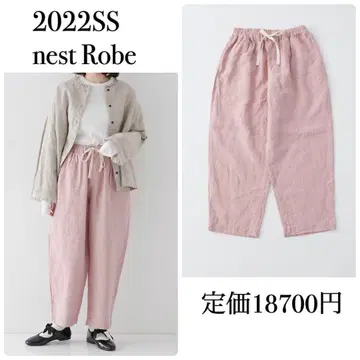 네스트로브 블랙 린넨 이지 팬츠 핑크 nest Robe