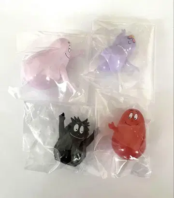 바바파파 나란히 가챠 4개 세트