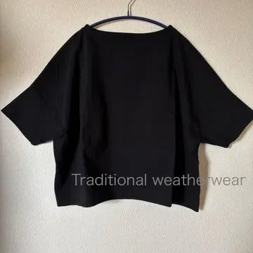 Traditional weatherwear 블랙 반팔 티셔츠