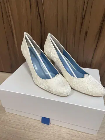 베닐 웨딩 신발 7cm 힐 사이즈 40