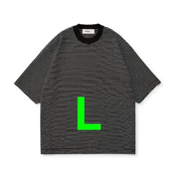 L everyone border short sleeve tee 보더