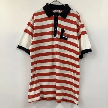 LACOSTE 라코스테 반팔 티셔츠 피케 셔츠 보더 티 분위기