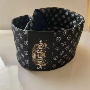 The Savile Row Company 넥타이 꽃무늬 네이비