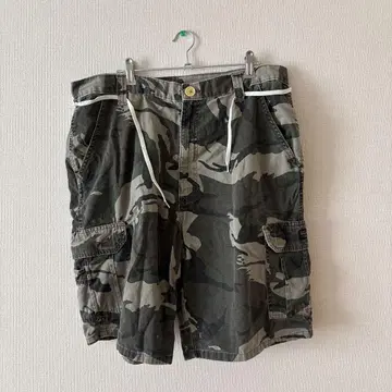 vintage 카모플라쥬 숏팬츠