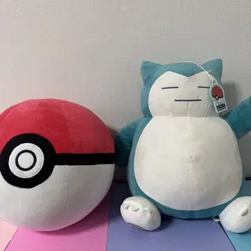 [포켓몬스터] 카비곤, 몬스터볼 봉제 인형 2개 세트