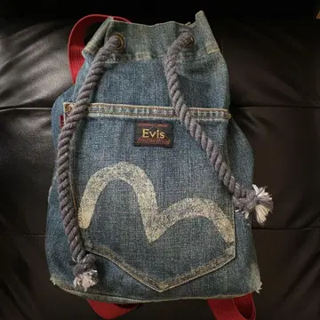 90년대 EVISU 데님 백팩