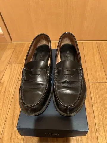 HARUTA 다크 브라운 로퍼 일본제 24 1/2 EEE 소가죽