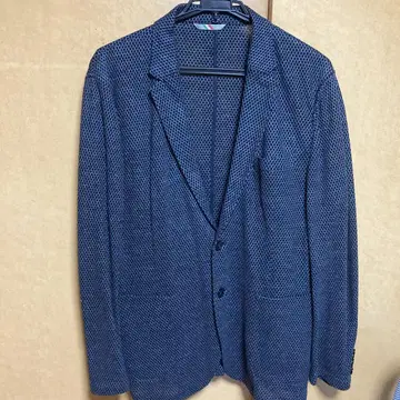INTERMEZZO 네이비 메쉬 썸머 자켓 시착만 한 상품